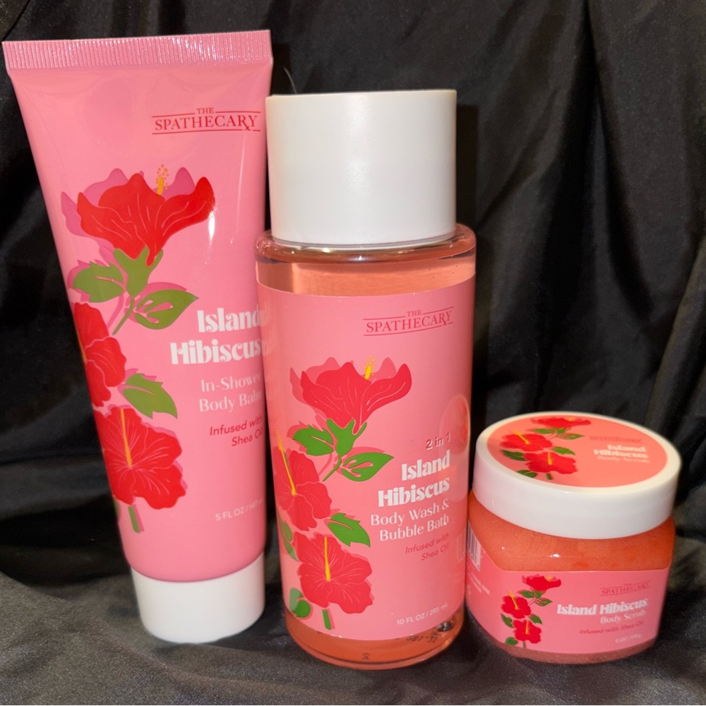 The SpaTheCary “Island Hibiscus” Body Care Set